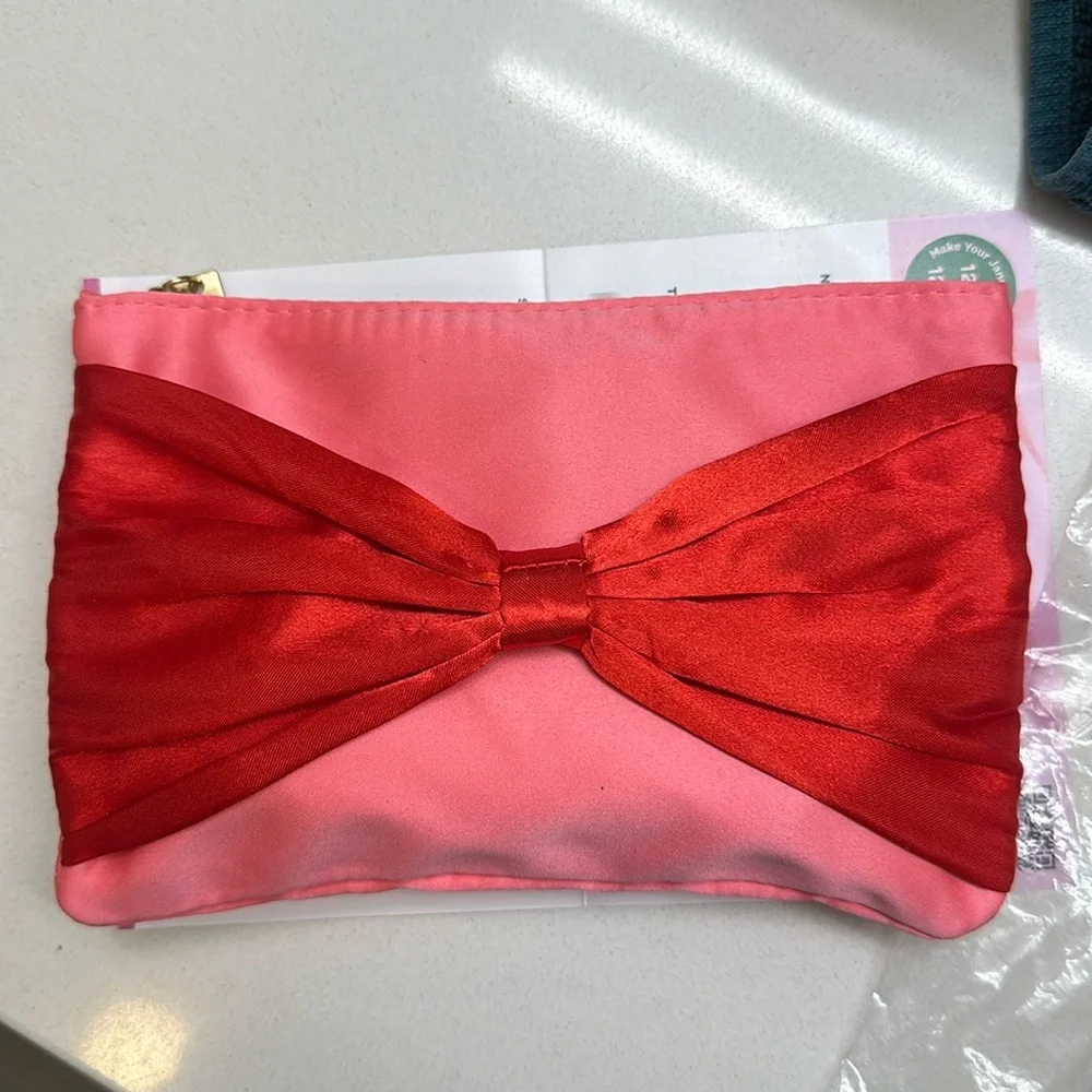 **IPSY Pink Glam Bag Wrapped with a festive Red Box